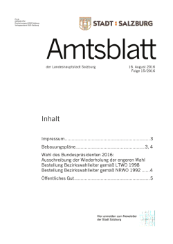Inhalt - Stadt Salzburg