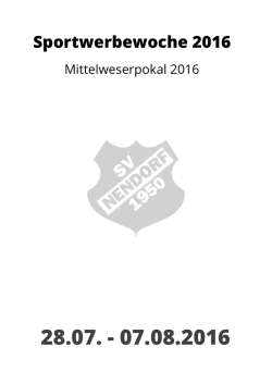 Sportwerbewoche 2016