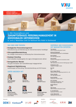 Programm - VKU Akademie