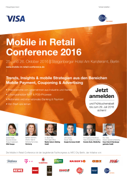 Mobile in Retail Conference 2016
