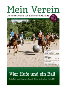 Vier Hufe und ein Ball - Mein Verein