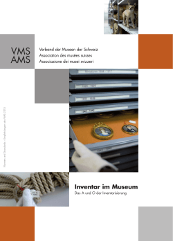 herunterladen  - Verband der Museen der Schweiz