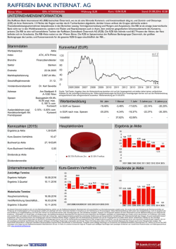 raiffeisen bank internat. ag