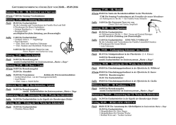 Gottesdienstordnung 25.6.- 10.7.16