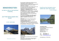 Infos - Berg-Wander