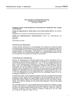Drs. 17/6127 - Nieders&auml;chsischer Landtag