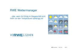 RWE Wettermanager kurz 160726