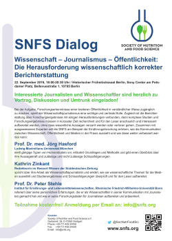SNFS Dialog_Plakat A3_2.indd - Society of Nutrition and Food