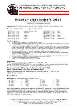 Staatsmeisterschaft 2016 - Chess-Results Server Chess