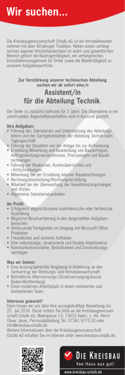 Wir suchen... - vbw Verband baden