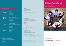 Gleiches Recht f&uuml;r alle