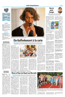 Ein Kaffeekonzert &agrave; la carte - Kulturverein Borgholzhausen
