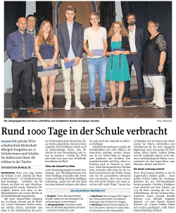 Rund 1000 Tage in der Schule verbracht