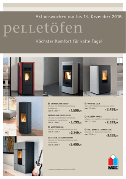 H&ouml;chster Komfort f&uuml;r kalte Tage! Aktionswochen nur bis 14