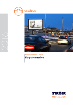 Mediadaten "Flughafenmedien" 2016