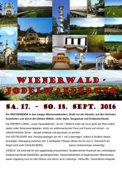 Jodelwanderungen - Laurentius RAINER