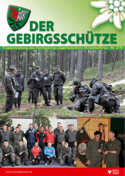 Truppenzeitung des Hochgebirgs-Jägerbataillons 26