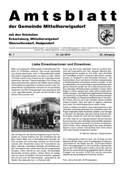 Amtsblatt Juli - Gemeinde Mittelherwigsdorf
