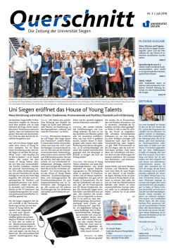 Ausgabe 3 (2016) - Universität Siegen