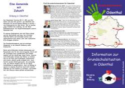 Infoflyer ansehen - B&uuml;ndnis f&uuml;r Bildung Odenthal
