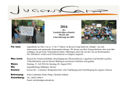 Jugendcamp 2016 - Aschaffenburger Bridge