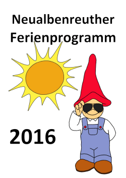 2016 Ferienprogramm Neualbenreuth