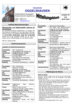 28.07.2016 - Gemeinde Oggelshausen