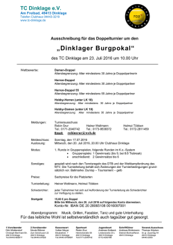 Dinklager Burgpokal