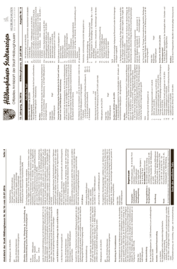 Hildburgh&auml;user Stadtanzeiger Offizielles Amtsblatt der Stadt