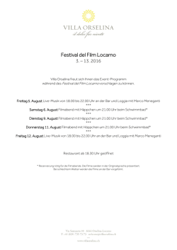 Festival del Film Locarno