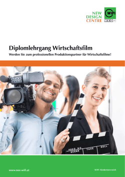 Diplomlehrgang Wirtschaftsfilm