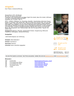 Zum Thema: Literaturverfilmung Deutschland, 2012, 90