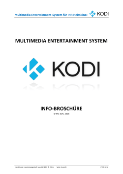 multimedia entertainment system info-broschüre - mc-edv