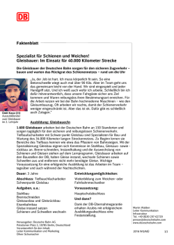 Gleisbauer - Deutsche Bahn
