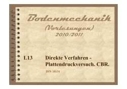 2. Plattendruckversuch