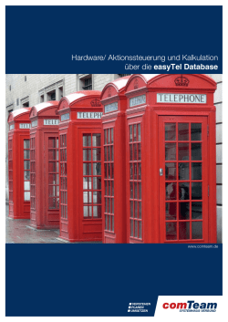 Hardware/ Aktionssteuerung und Kalkulation über die