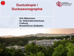 Ductuskopie - Evangelisches Diakoniekrankenhaus Freiburg