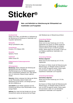 Sticker - Stähler Suisse SA