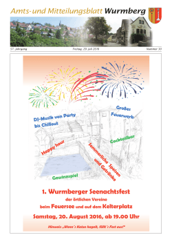 Amtsblatt kW 30/2016