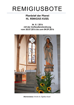 Hl. Remigius bis 04.09.2016