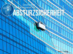Flyer Deutscher Fachkongress für Absturzsicherheit ( 1