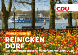 Jetzt das aktuelle Wahlprogramm herunterladen!