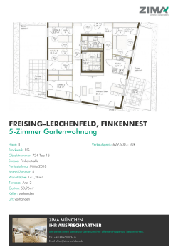 FREISING-LERCHENFELD, FINKENNEST 5-Zimmer