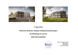 Dossier - Brivio Immobilien