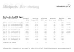 Preisliste