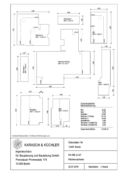 Aufmass  - Wohnpark Koenigsheide