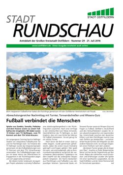 Fußball verbindet die Menschen