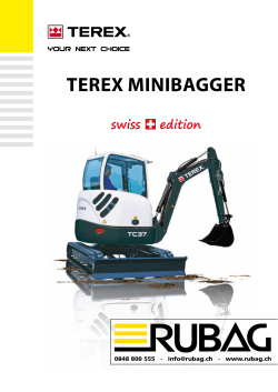 TEREX MinibaggER - RUBAG Baumaschinen