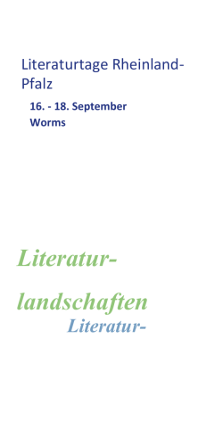 landschaften - Tiergarten Worms