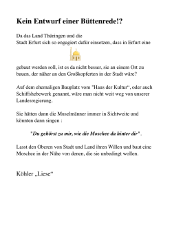 Kein Entwurf - Der Marbsche Bote